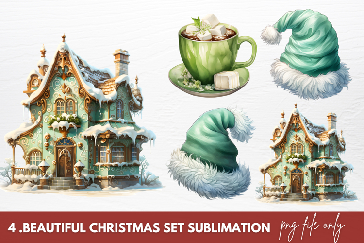 Christmas Watercolor Clipart Image 15