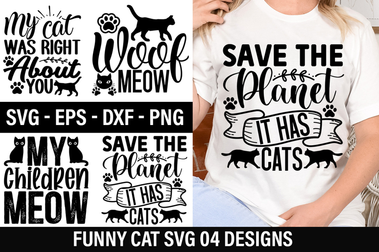 Cat silhouette svgs Image 7