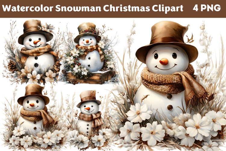 Snowman Clipart Image 10