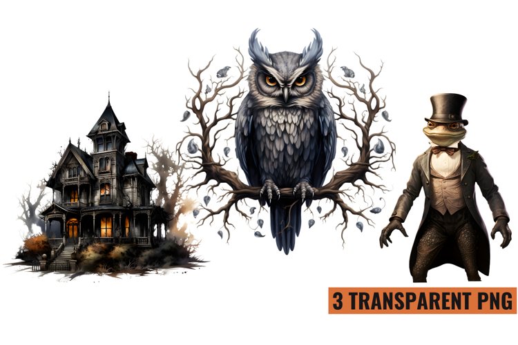 Vintage Halloween Clipart Image 14