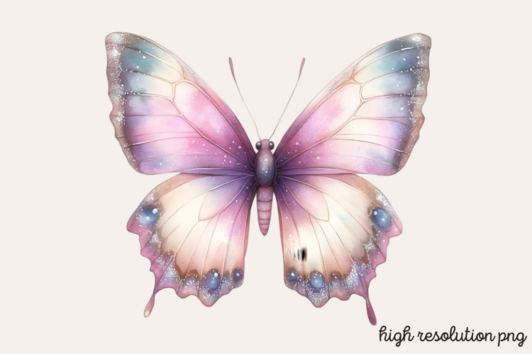 Pink Butterfly Clipart