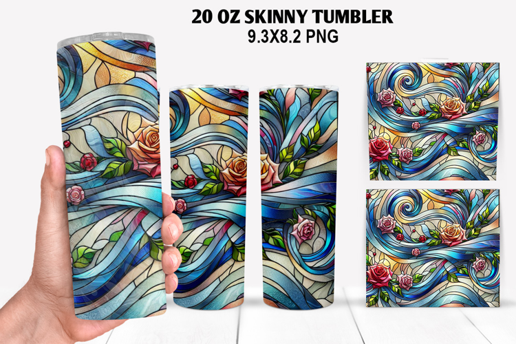Valentine Skinny Tumbler 20oz Wrap Design, Valentine Tumbler