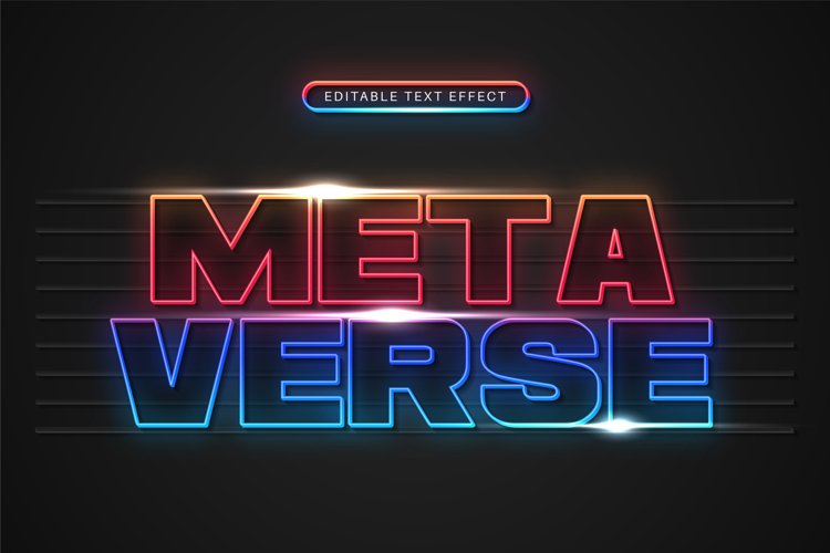 Editable Text Effect for Illustrator. Vector Graphic styles example image 1