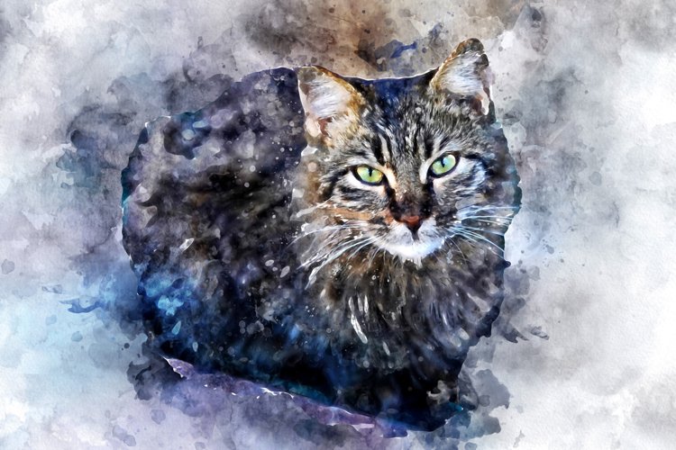 Printable CUTE CAT PORTRAITS 7 different formats Pack 10