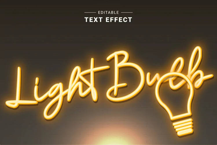 Editable Text Effect for Illustrator. Vector Graphic styles