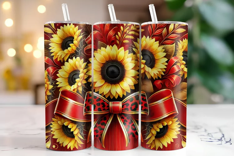 Sunflowers Tumbler Wrap | Sublimation
