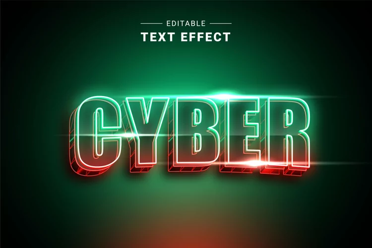 Editable Text Effect for Illustrator. Vector Graphic styles