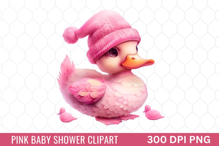 Pink Baby Shower Clipart