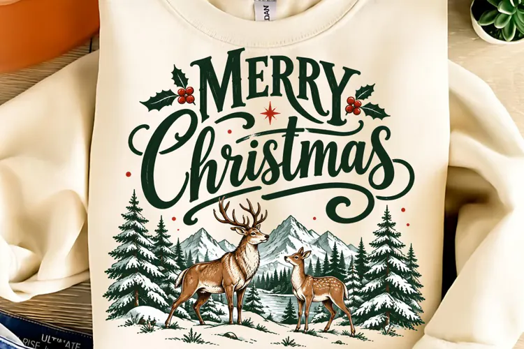 Merry Christmas PNG, Christmas Trees PNG, Christmas Shirt