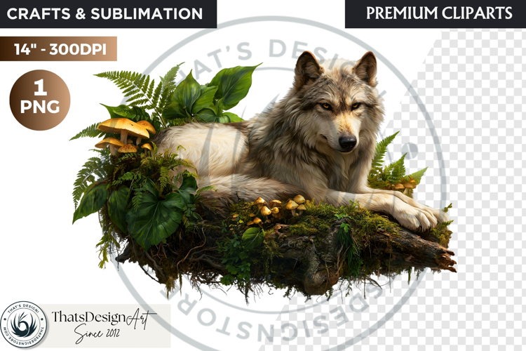 Watercolor Mystic Wols Fantasy Clipart PNG Graphics