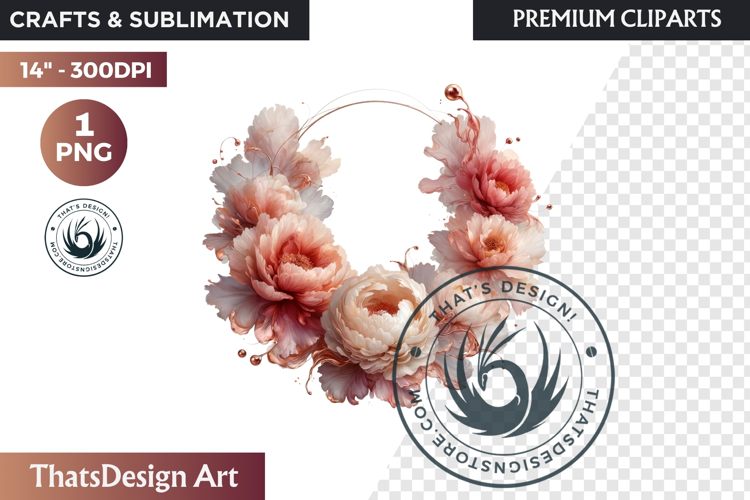 Pink Rose Clipart Image 3