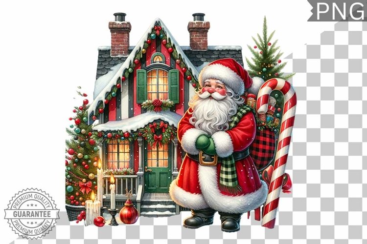 Santa Christmas Clipart Image 21