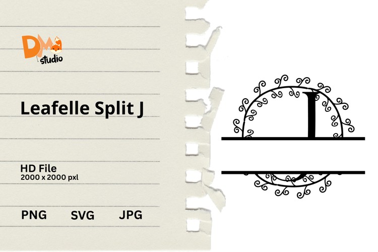 Floral Monogram Letter Svg Image 4