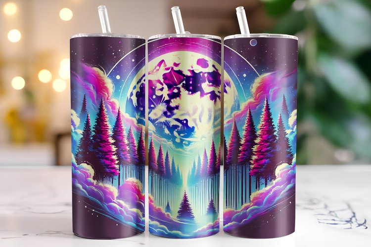 Moon Tumbler Wrap | Sublimation | Tumblers