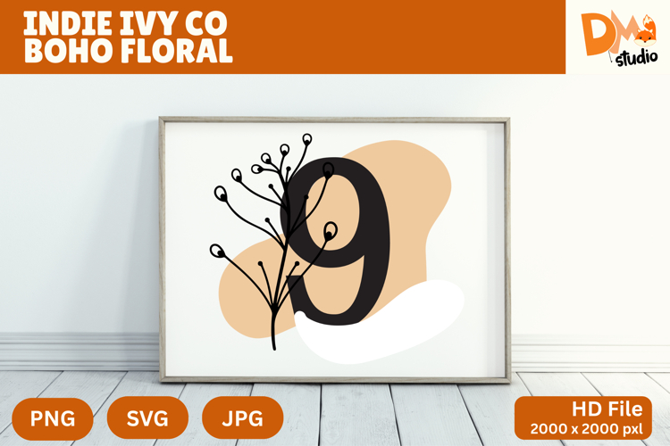 Floral Monogram Letter Svg Image 24