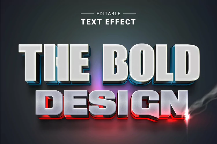 Editable Text Effect for Illustrator. Vector Graphic styles