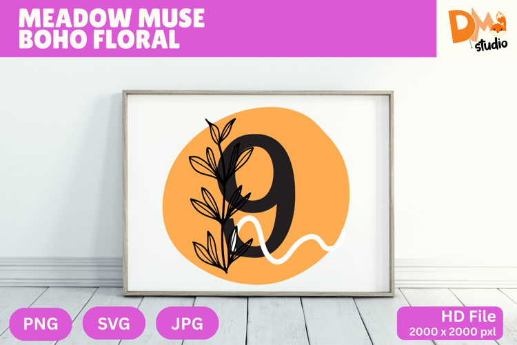 Floral Monogram Letter Svg Image 15