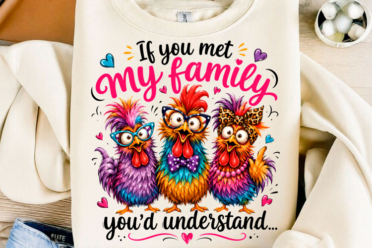 Family Humor Funny Chicken PNG