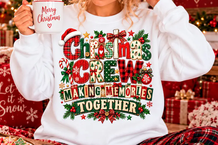 Christmas Crew Making Memories PNG