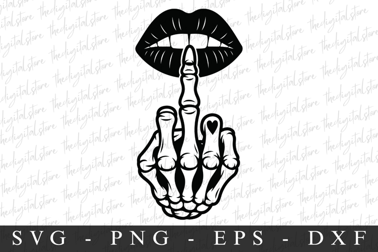 Middle Finger Svg Image 13