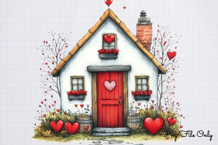 Farmhouse Clipart Image 21