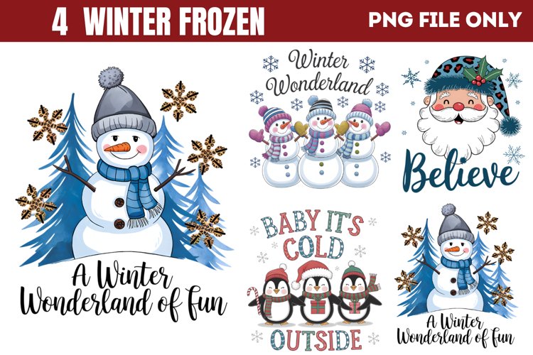 Winter Frozen Clipart PNG