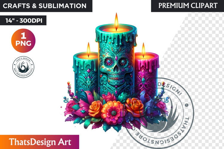 Sugar Skull Clipart Image 14
