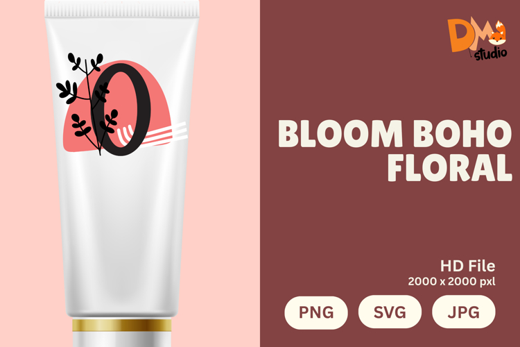 Boho Floral Svg Image 7