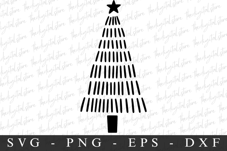 Merry Christmas Tree Svg Image 11
