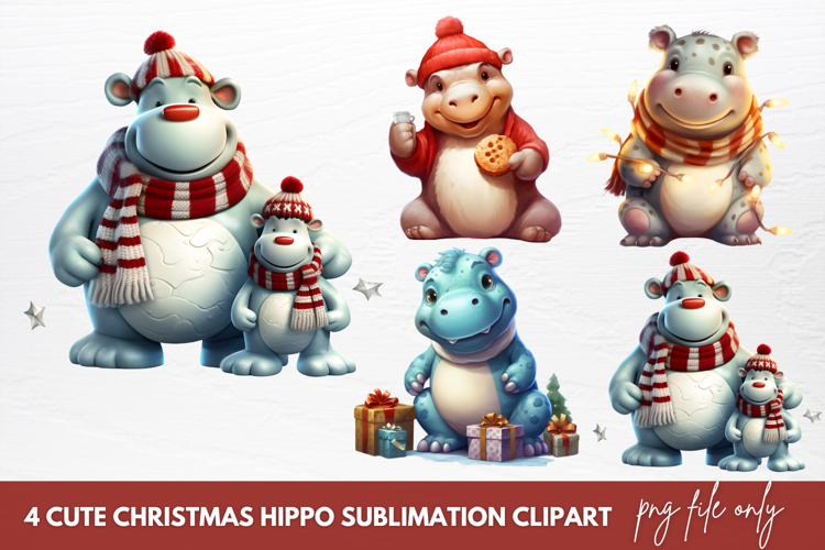 Hippo Clipart Image 12