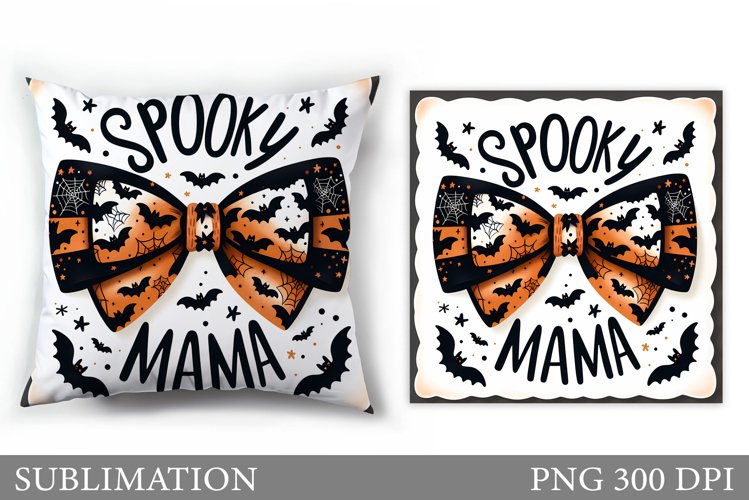 Halloween Bow Sublimation. Halloween Pillow Sublimation