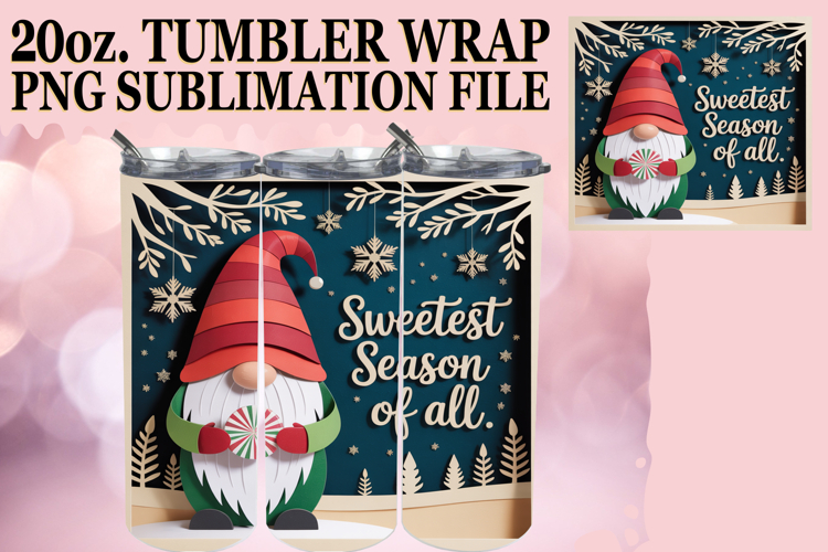 Christmas Tumbler Wrap Image 8