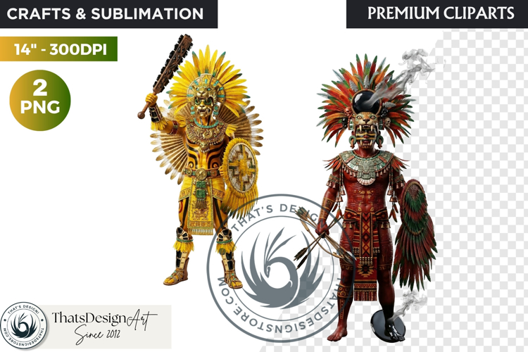 Aztec Deities Pantheon Cliparts | Ancient Mythology gods PNG