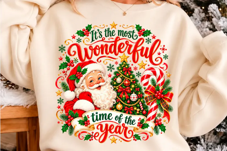 Wonderful Christmas Time T-shirt Christmas Png