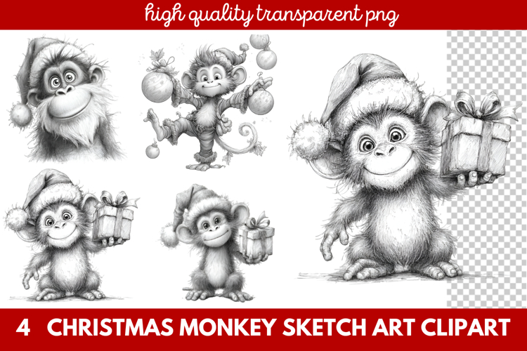 Monkey Illustration Image 16