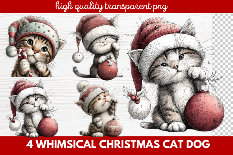 Christmas Dog Clipart Image 5