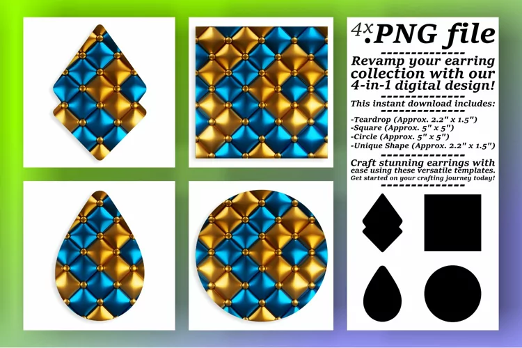 Sublimation with 3D Inflated Puff: Round and Square Patterns