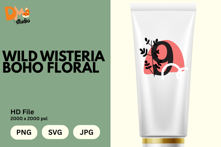 Floral Letter Svg Image 10