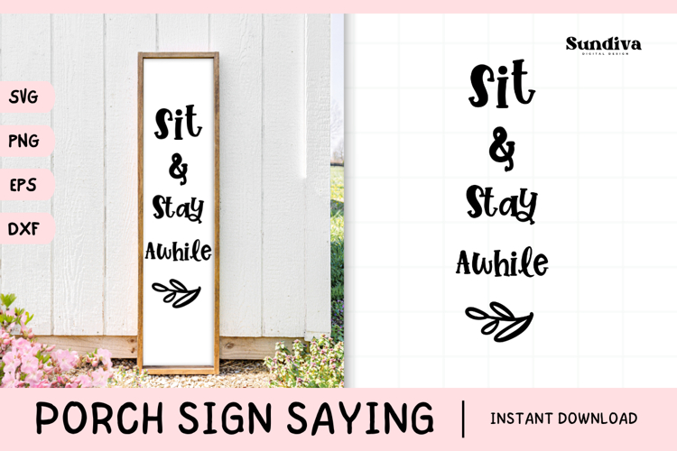 Welcome Porch Sign Svg Image 5