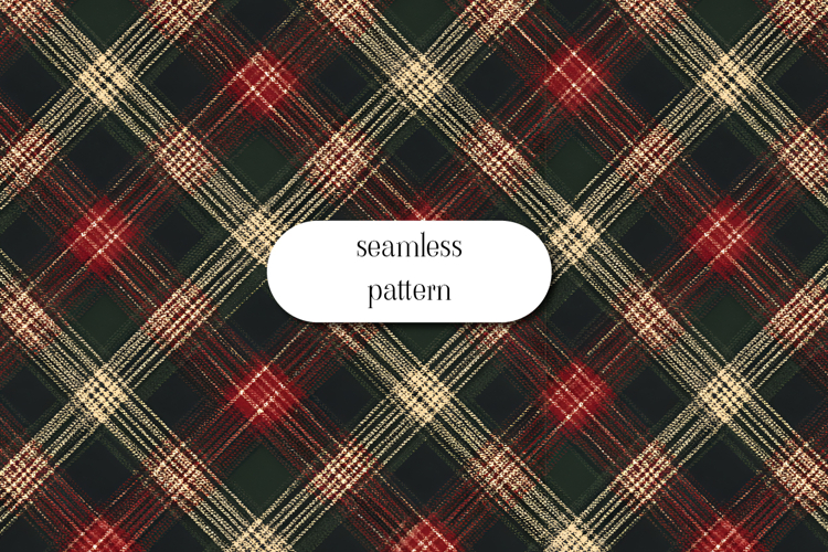Christmas Classic Red and Green Tartan Plaid Pattern