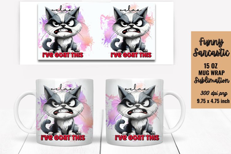 Sarcastic Quotes Mug Wrap Sublimation