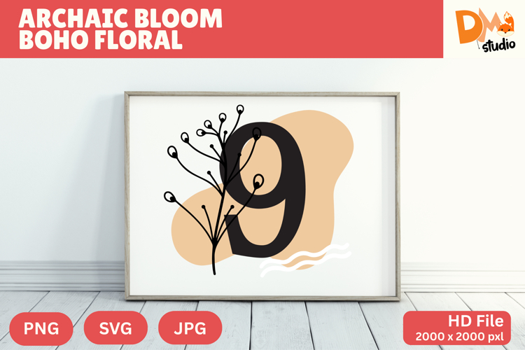 Floral Letter Svg Image 24