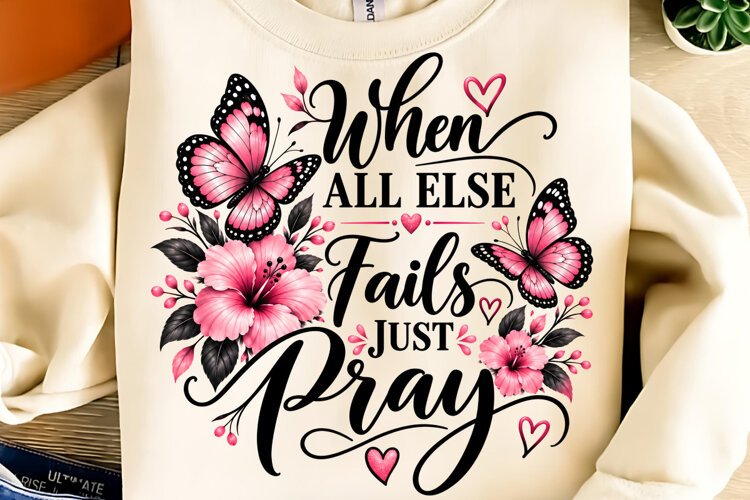 Inspirational Sublimation, Motivational PNG, Flower PNG example image 1