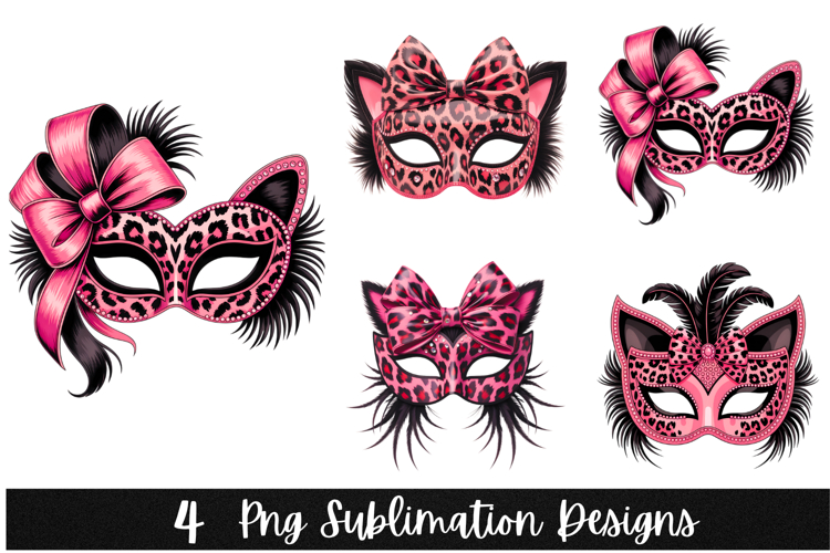 4 Halloween Witch Mask Clipart PNG | Spooky Season Png