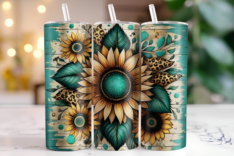 Sunflower Tumbler Wrap | Sublimation | Tumblers