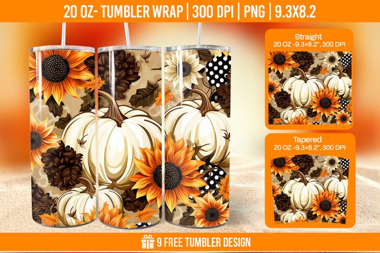 Fall Tumbler Wrap Image 3