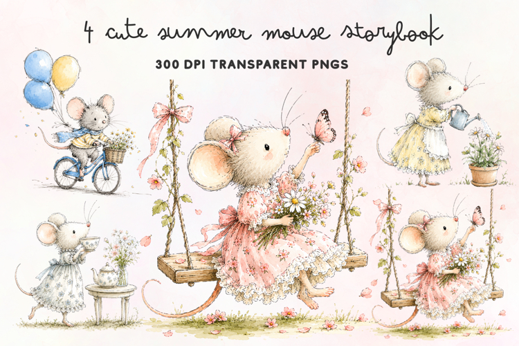 Summer Watercolor Clipart Image 3