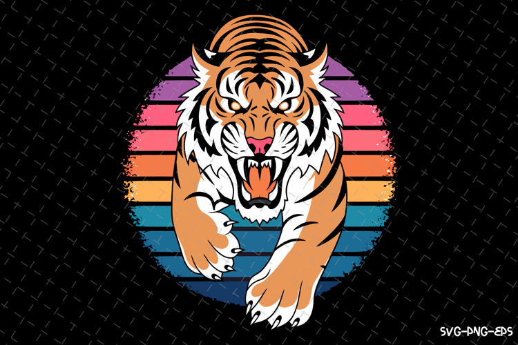 Tiger Silhouette Image 9