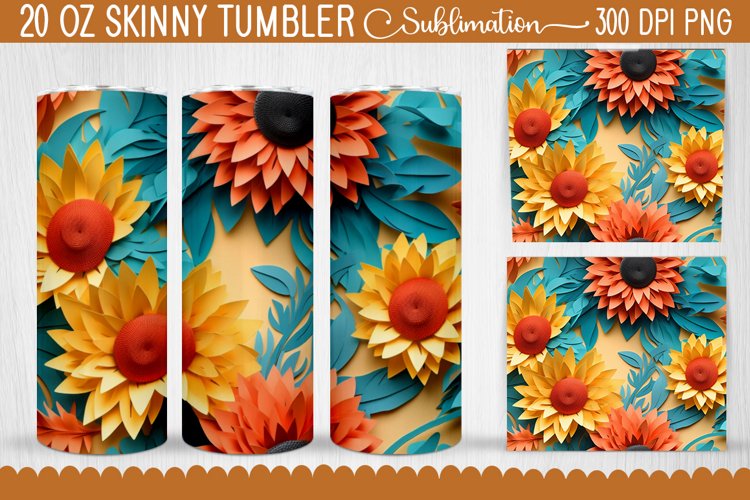 20 Oz Sublimation Tumbler Wrap Image 18