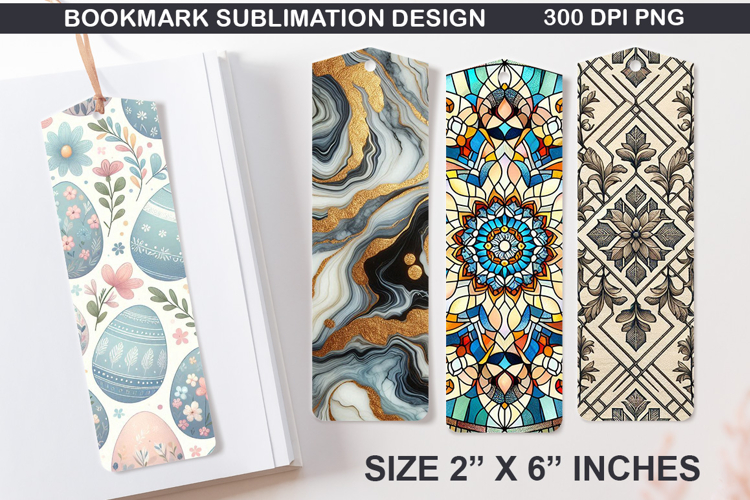 Winter Bookmarks Sublimation - 4 Bookmark Design